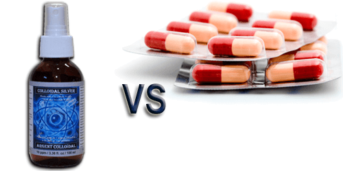 colloidal silver versus antibiotics